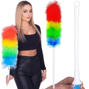 Springos® portörlő kefe 60cm, fehér-többszínű