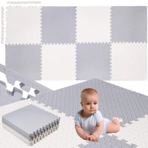 Springos® eva hab puzzle szőnyeg 24 db-os gyerekeknek