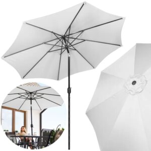 Springos® szürke napernyő 290cm
