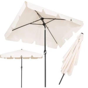 Springos® ekrü napernyő 240x166cm