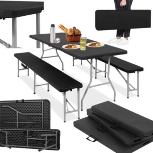 Springos® összecsukható kerti bútor szett 180 cm