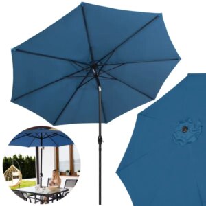 Springos® tengerészkék napernyő 290cm
