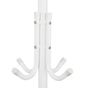 Springos® fehér álló ruhafogas 177cm 12 akasztóval