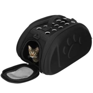 Springos® fekete állathordozó s 5kg-ig