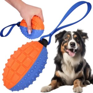 Springos® tpr hangot adó kutyarágóka - kék/narancs, 27,5 cm