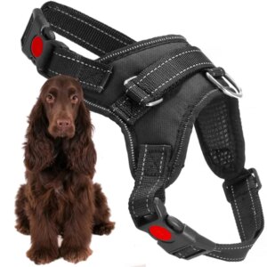 Springos® fekete kutyahám l 64-86cm 36-55kg
