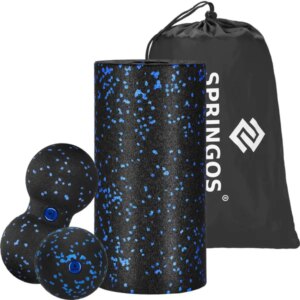 Springos® masszázs készlet 4 az 1-ben, fekete-kék