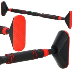 Springos® ajtórúd 64-100 cm, fekete-piros
