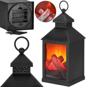 Springos® fekete led dekorlámpás
