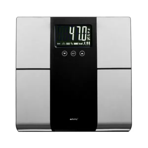Okos analitikai fürdőmérleg 225kg-ig, lcd, bmi, 10 profil