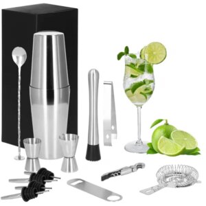 14 részes rozsdamentes acél bármixer készlet