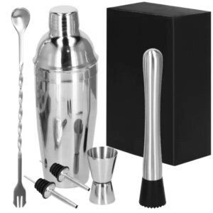 Rozsdamentes acél bármixer készlet 750ml, 6 rész