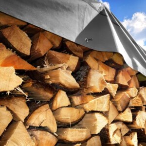 Springos takaróponyva 6x8m szürke 210gsm vízálló uv védelemmel
