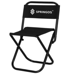 Springos fekete túraszék 100kg