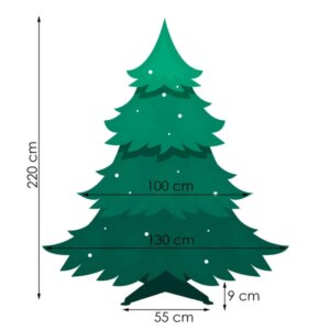 Kaukázusi lucfenyő 220cm műfenyő