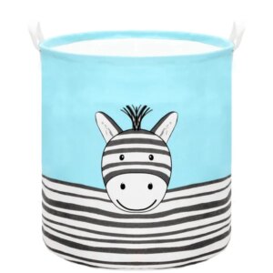 Springos® zebra tároló kosár 80l