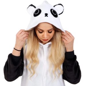Springos panda kigurumi pizsama m 100% poliészter