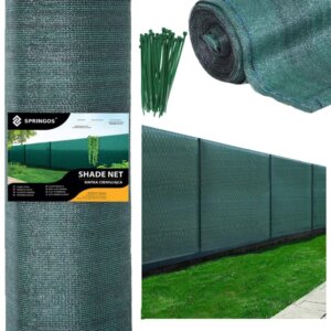 Springos zöld árnyékoló háló 140g/m² 1,3x50m