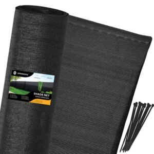 Springos® árnyékoló háló 1,5x10m 140g/m² fekete