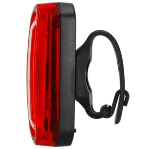 Springos® usb hátsó kerékpárlámpa, piros/kék, 120 lumen, időjárásálló