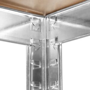Springos® 5 polcos alumínium állvány 180x100x60 cm
