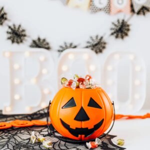 Springos® halloween tök dekoráció 22cm