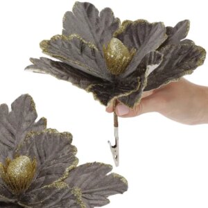 Springos® ünnepi poinsettia dekoráció 23cm