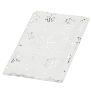 Springos® ünnepi hópelyhes asztalterítő 140x220cm