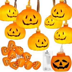 Springos halloween led dekoráció 10 meleg fehér fény