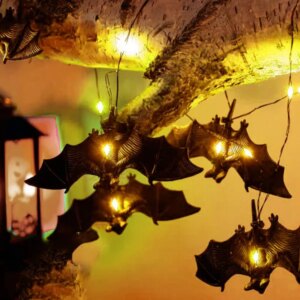 Springos® halloween led dekoráció 10 meleg fehér fény