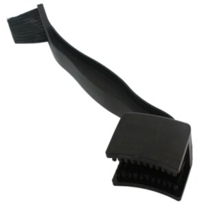 Kerékpárlánc tisztító kefe - kétvégű, fekete, 27cm