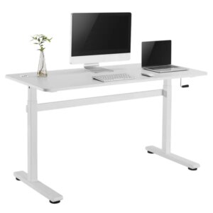 Ergo office állítható íróasztal 140x60cm fehér