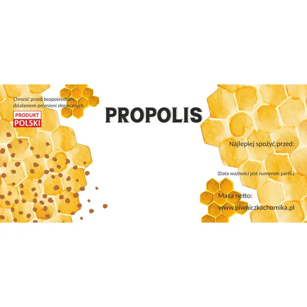 Propolisz címkekészlet 100db 116x50mm