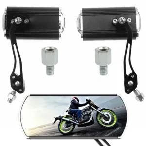 Könnyű alumínium motoros tükör m10/m8 adapterrel