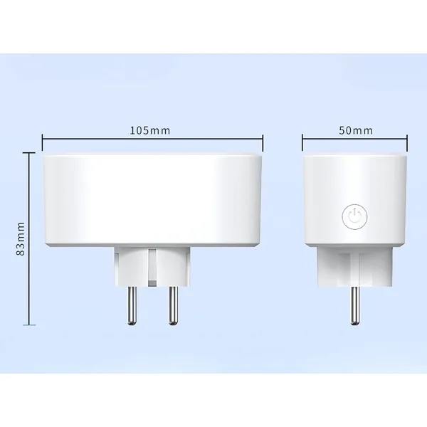 Okos dupla konnektor 16a wifi időzítővel - Image 5