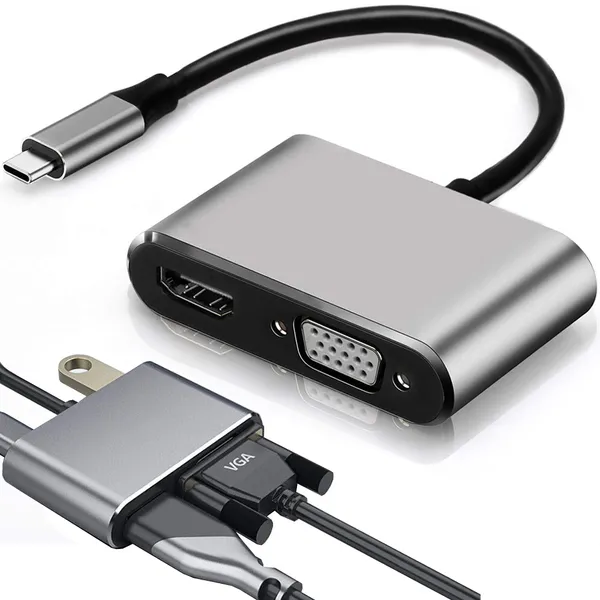 Multifunkciós usb-c adapter 4k hdmi vga usb 3.0 pd - Image 2