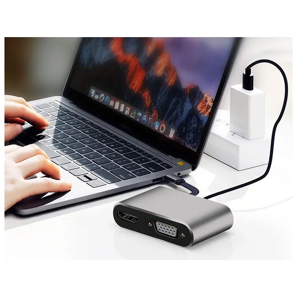 Multifunkciós usb-c adapter 4k hdmi vga usb 3.0 pd - Image 4