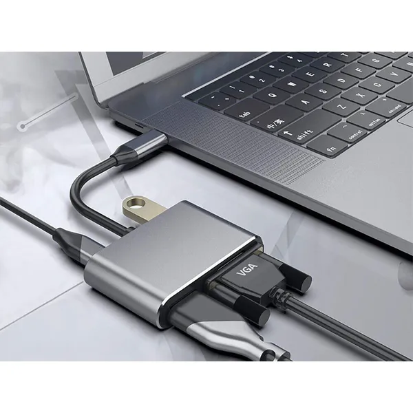 Multifunkciós usb-c adapter 4k hdmi vga usb 3.0 pd - Image 6