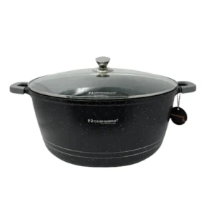 Rosenberg márvány főzőedény 40cm üvegfedéllel