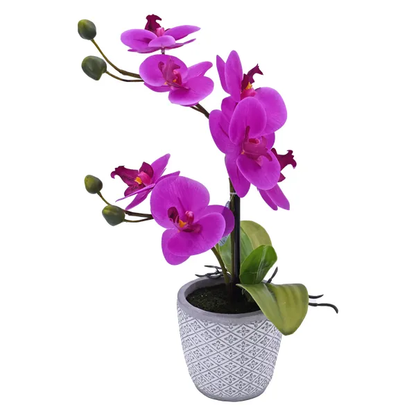 Rózsaszín mű orchidea 35 cm