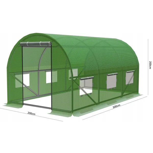 Kerti alagút fólia 3x2m uv védelemmel