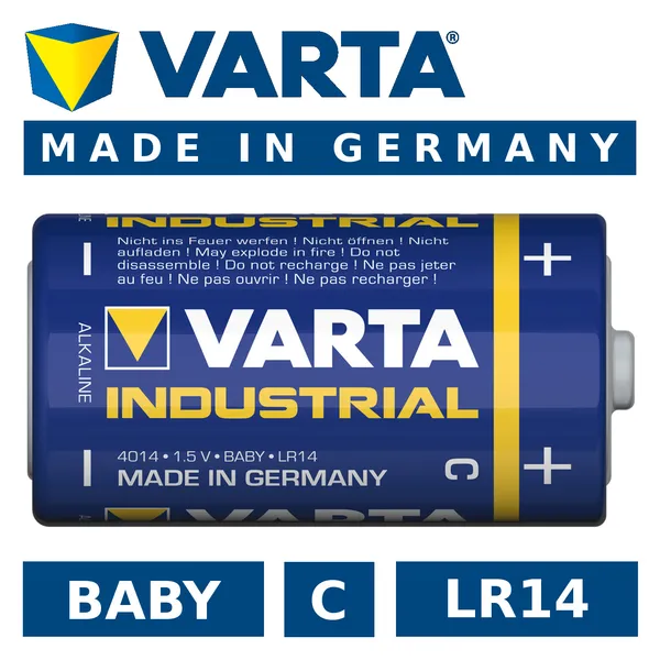 Varta ipari alkáli elem c 1,5v 7800mah - Image 2