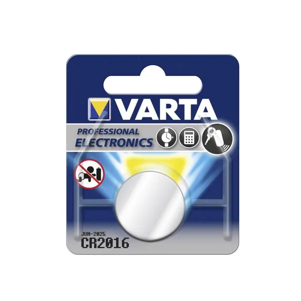 Varta cr2016 lítium elem 3v bliszter csomagolásban