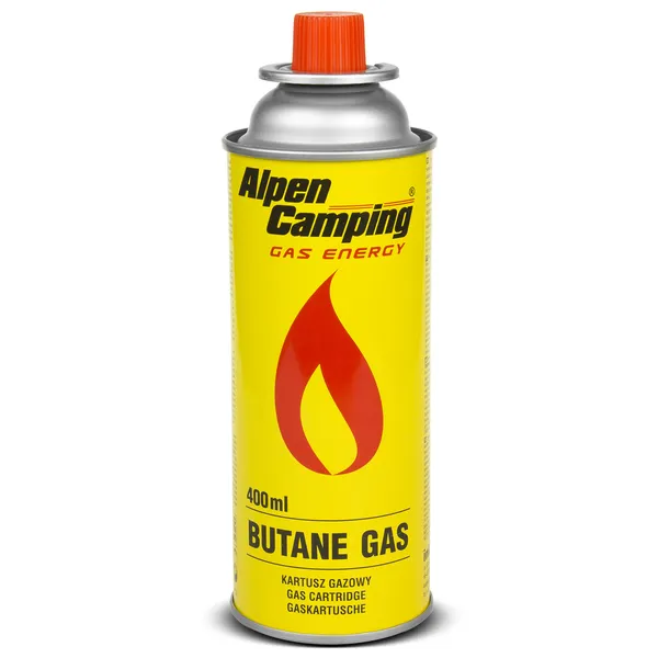 Alpen camping gázpatron 400ml, en417, izobután, -10°c/+40°c