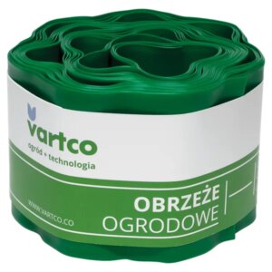 Vartco zöld hullámos kerti szegély 10cm x 9m