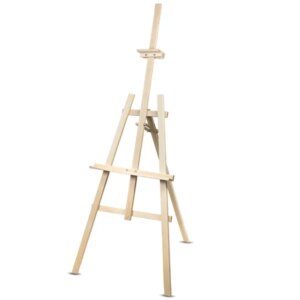 Bükkfa festőállvány 150cm - állítható, összecsukható, profi és amatőröknek