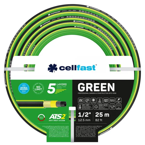 Cellfast green ats2 kerti tömlő 25m