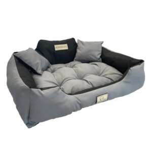 Kingdog vízálló kutyafekhely xl 115x95 sötétszürke