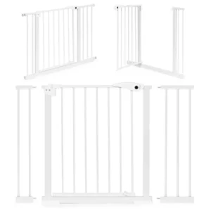 Ecotoys biztonsági kapu 74-105 cm, fehér acél