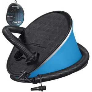 Bestway lábpumpa 29x22cm 3 fúvóka fekete-kék